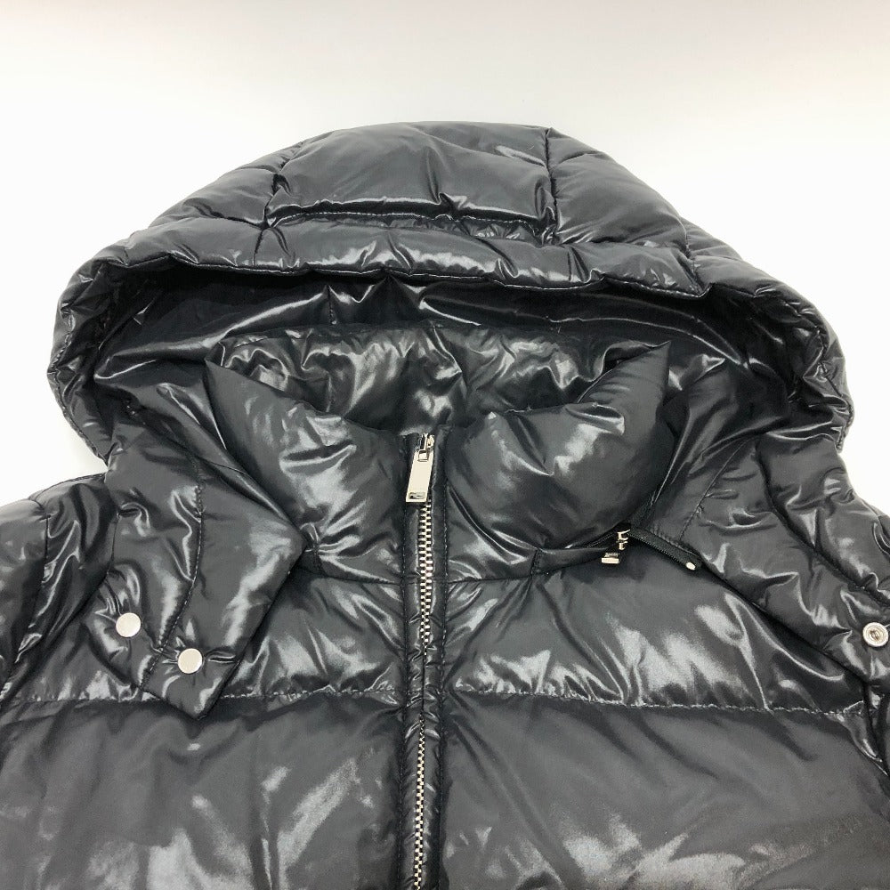 VALENTINO Down jacket UV0CNA3165M Nylon black VLTN logo mens USA36 Used Authentic