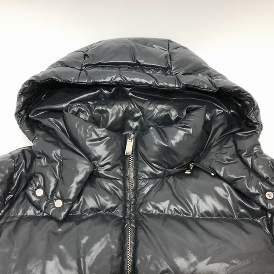 VALENTINO Down jacket UV0CNA3165M Nylon black VLTN logo mens USA36 Used Authentic