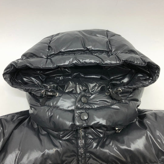 VALENTINO Down jacket UV0CNA3165M Nylon black VLTN logo mens USA36 Used Authentic