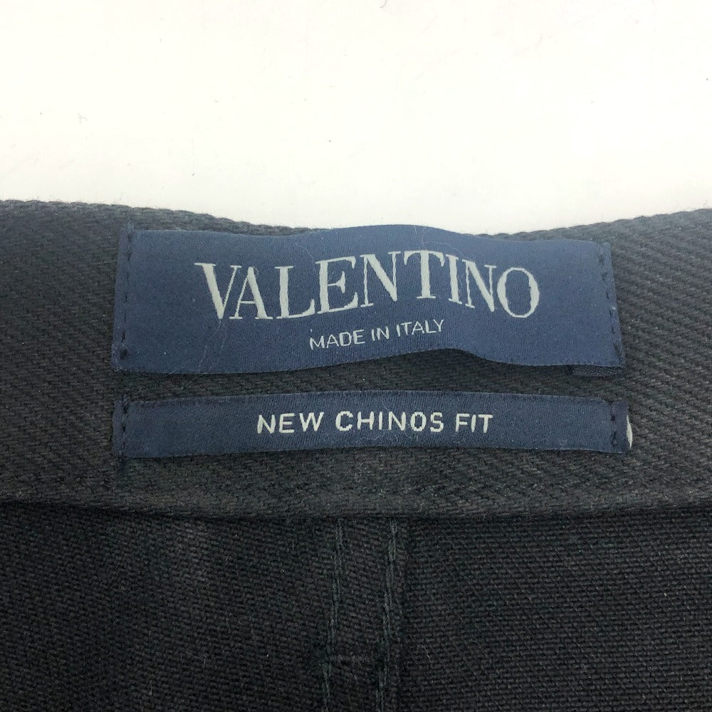 VALENTINO Pants TV3DE00H5YB denim black V logo cropped jeans mens 30 Used Authentic
