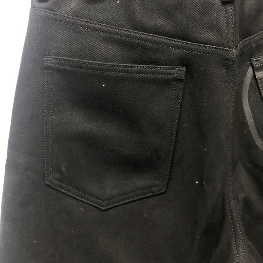 VALENTINO Pants TV3DE00H5YB denim black V logo cropped jeans mens 30 Used Authentic