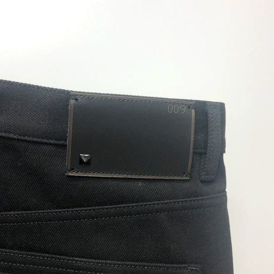 VALENTINO Pants TV3DE00H5YB denim black V logo cropped jeans mens 30 Used Authentic