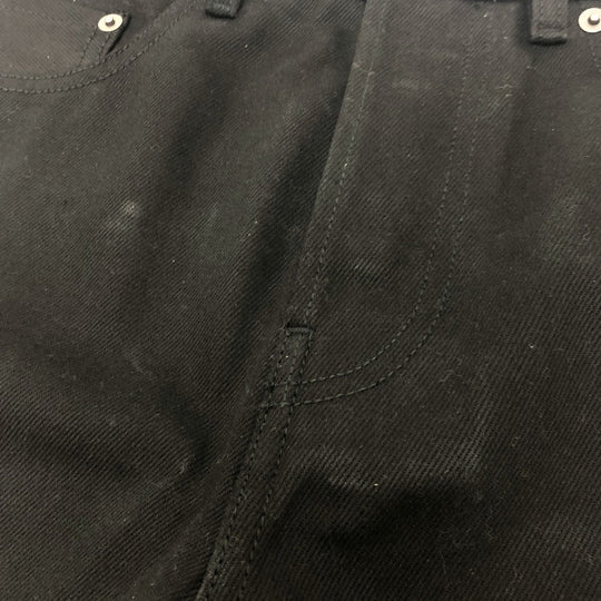 VALENTINO Pants TV3DE00H5YB denim black V logo cropped jeans mens 30 Used Authentic