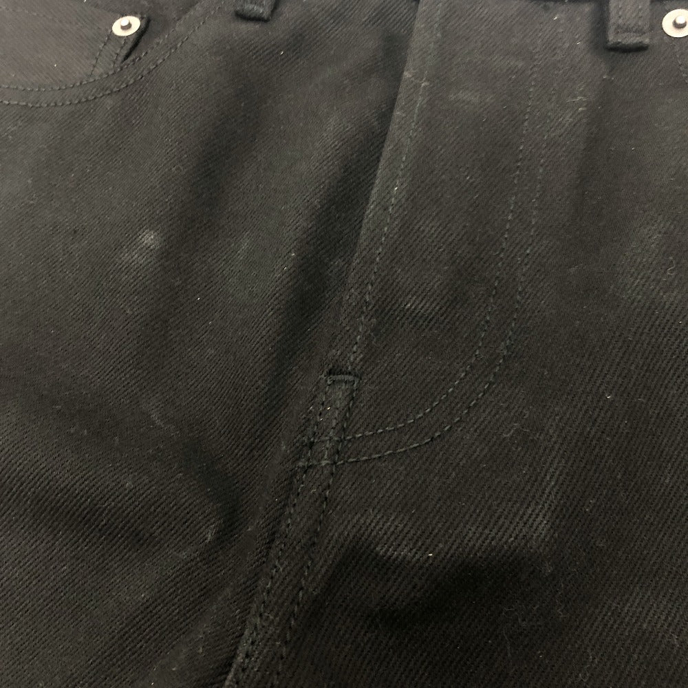 VALENTINO Pants TV3DE00H5YB denim black V logo cropped jeans mens 30 Used Authentic