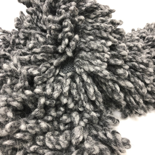 Valentino cardigan S44GP0017 Cupra gray fringe knit Women ‚r Used Authentic