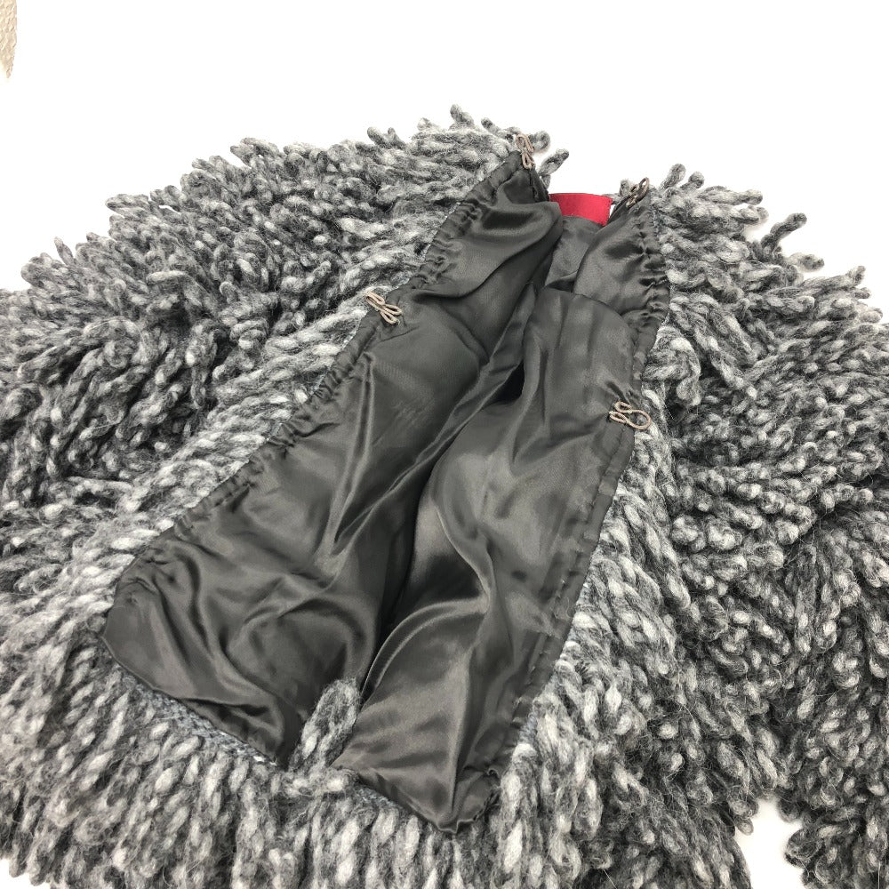 Valentino cardigan S44GP0017 Cupra gray fringe knit Women ‚r Used Authentic