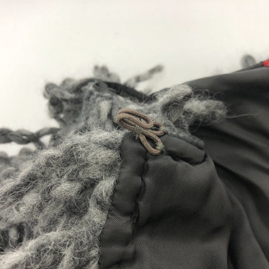 Valentino cardigan S44GP0017 Cupra gray fringe knit Women ‚r Used Authentic