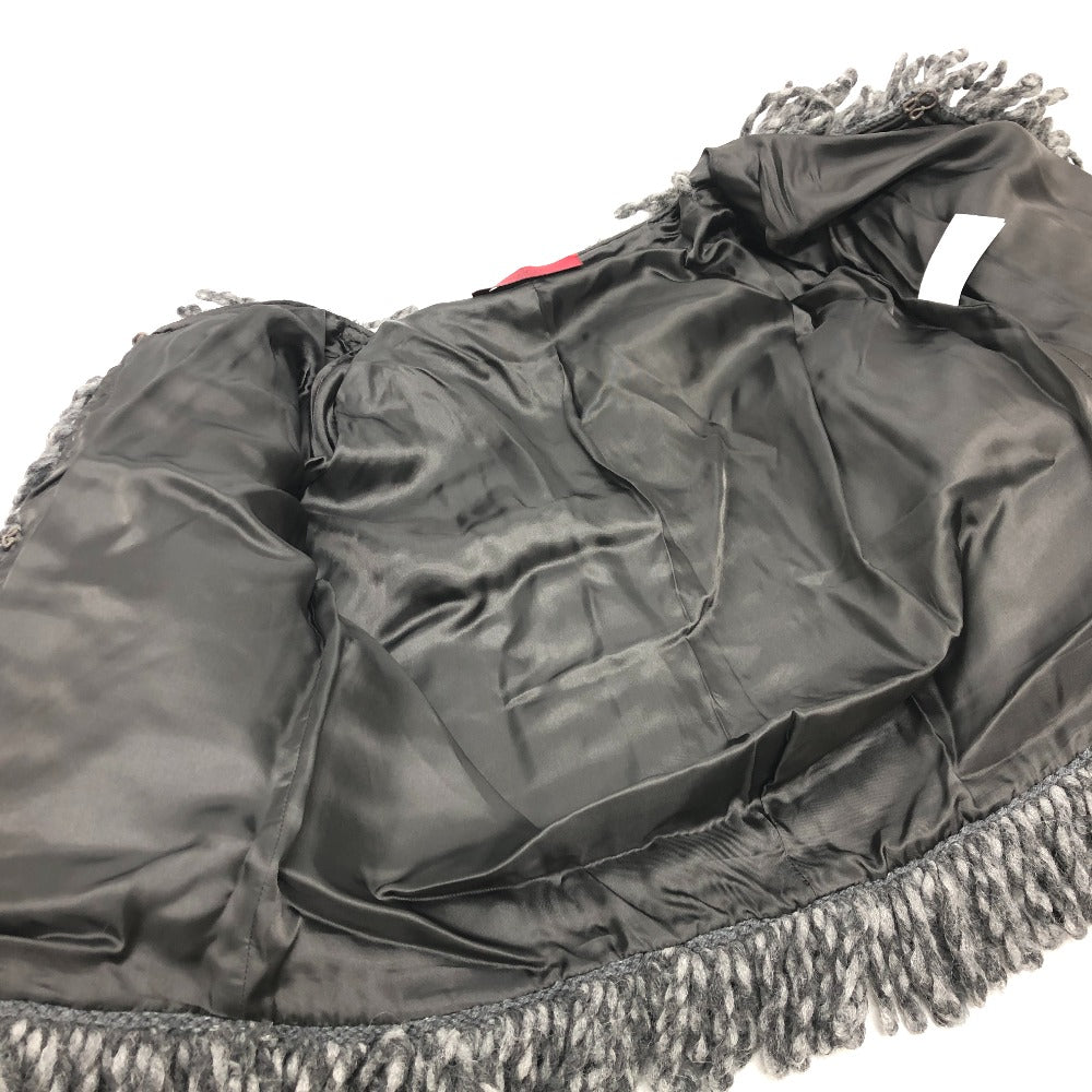 Valentino cardigan S44GP0017 Cupra gray fringe knit Women ‚r Used Authentic