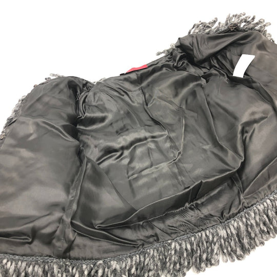 Valentino cardigan S44GP0017 Cupra gray fringe knit Women ‚r Used Authentic