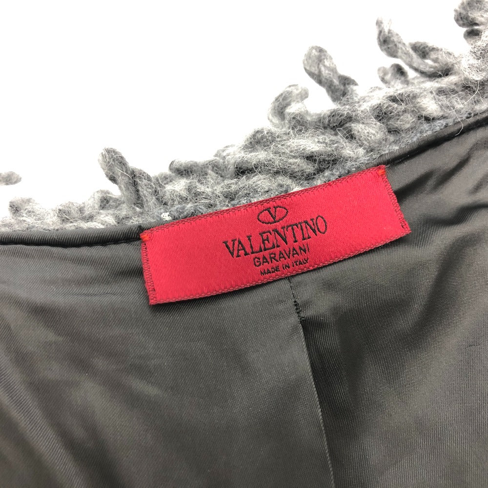 Valentino cardigan S44GP0017 Cupra gray fringe knit Women ‚r Used Authentic