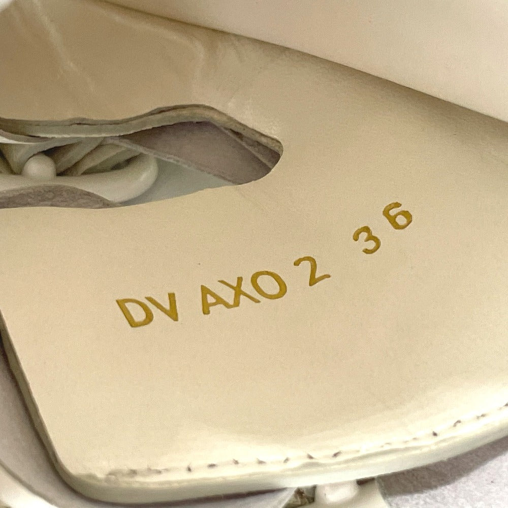 VALENTINO Sandals Leather, rubber sole white Atelier rose edition Women 36 Used Authentic