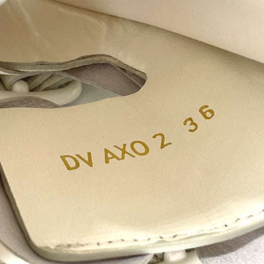 VALENTINO Sandals Leather, rubber sole white Atelier rose edition Women 36 Used Authentic