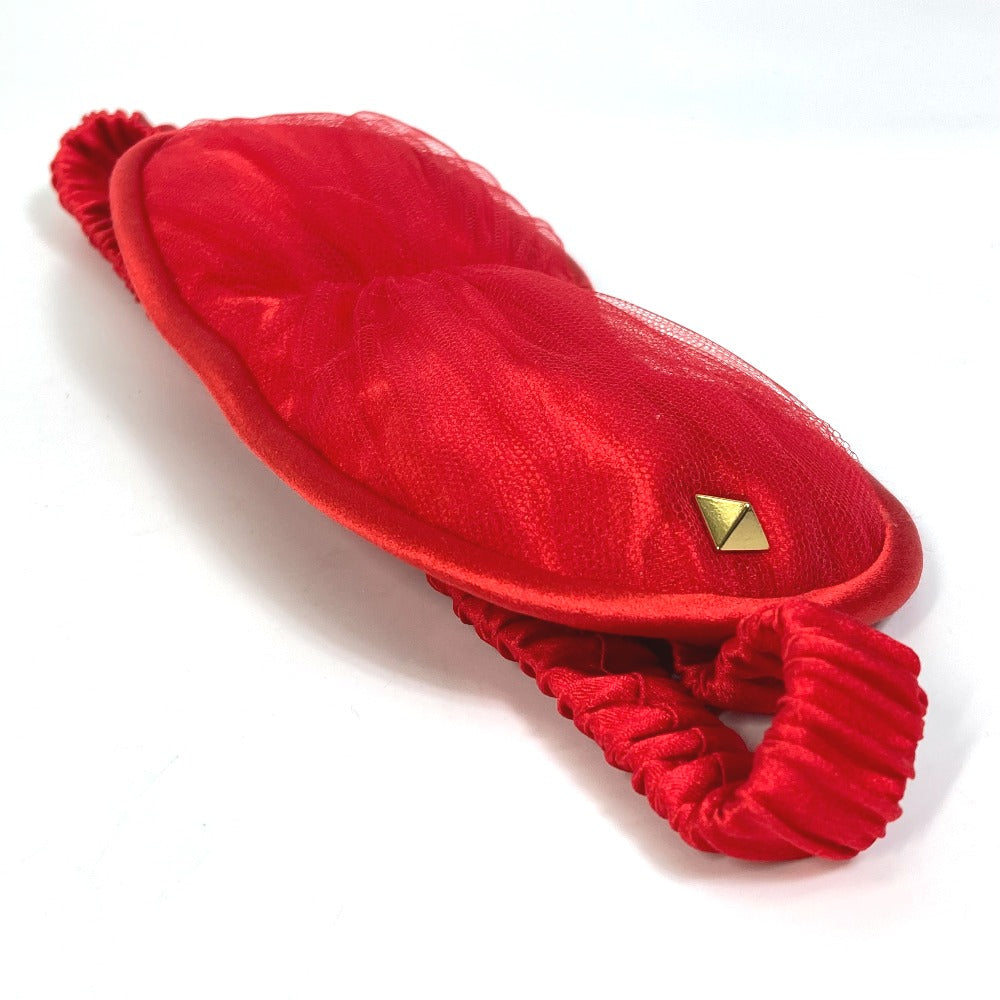 Valentino Sandals Silk, Leather Red Alcove set ribbon Lace Rockstuds S