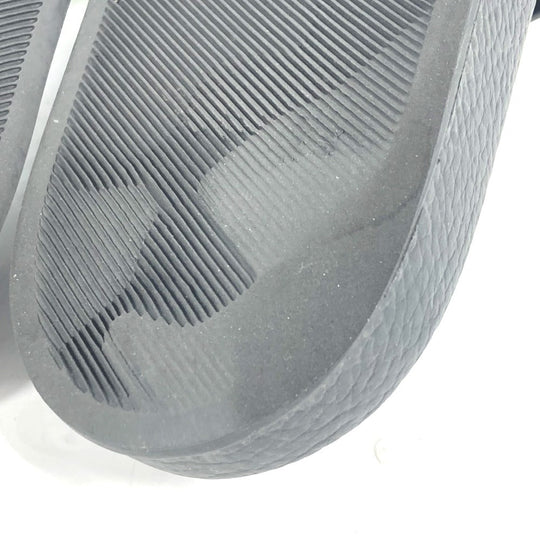 VALENTINO Sandals rubber black logo mens 41 Used Authentic