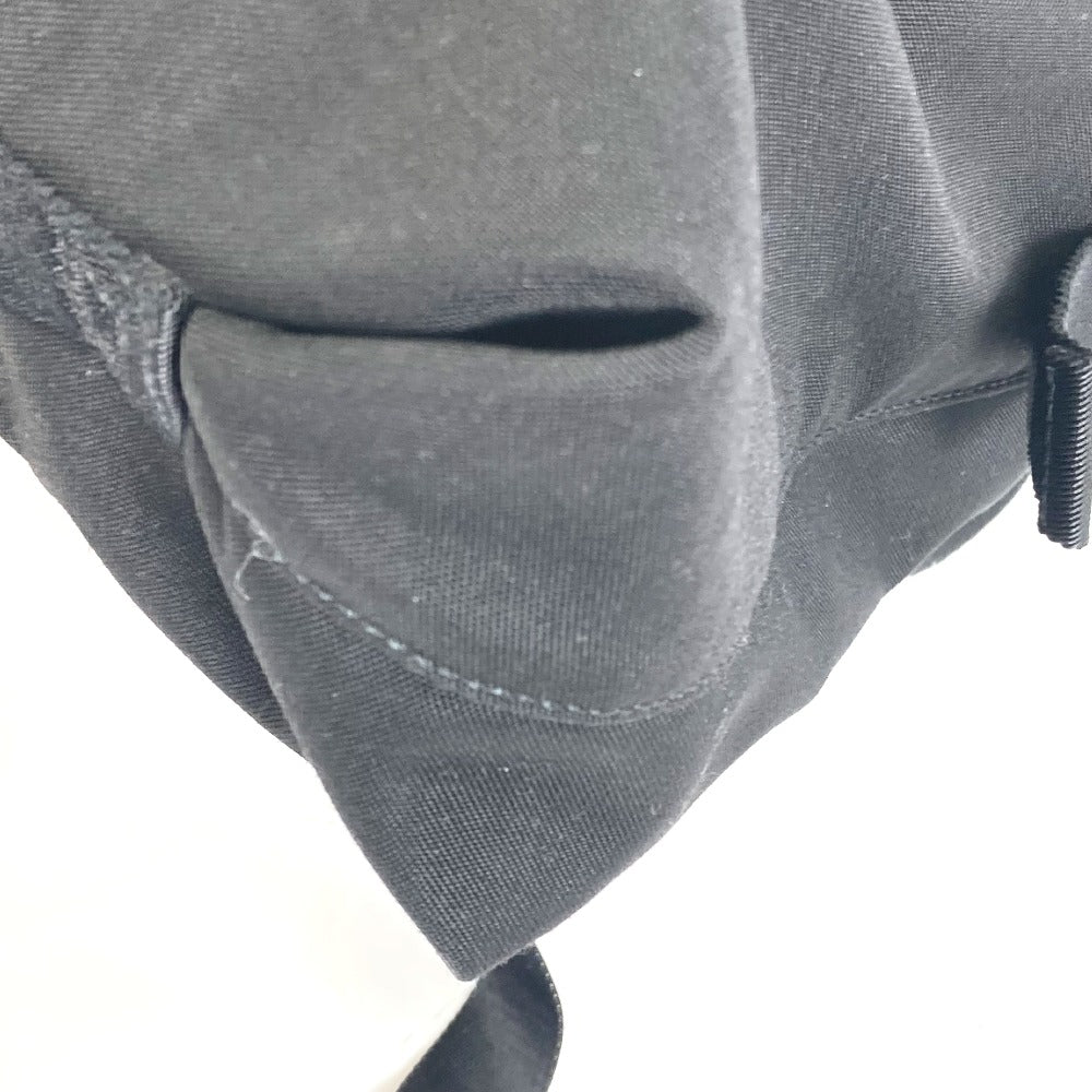 VALENTINO Backpack Nylon black Bag VLTN logo mens Used Authentic