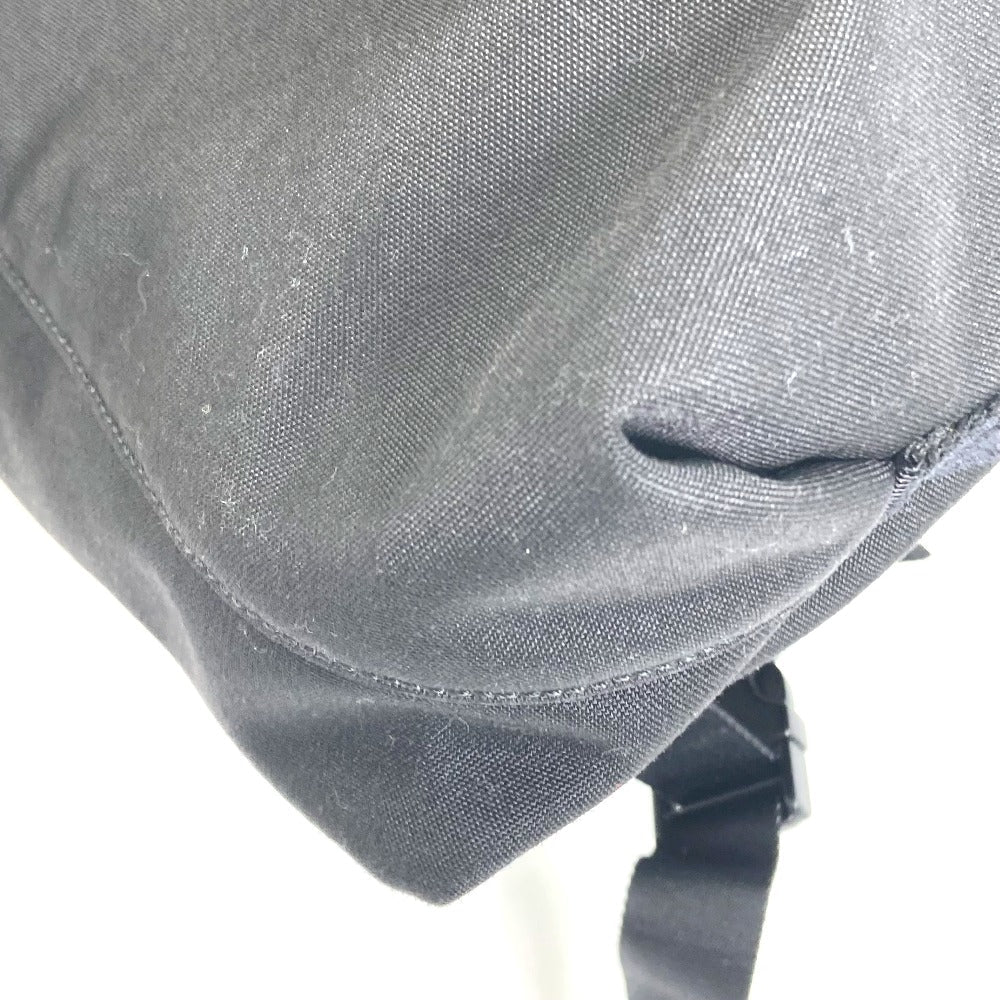 VALENTINO Backpack Nylon black Bag VLTN logo mens Used Authentic