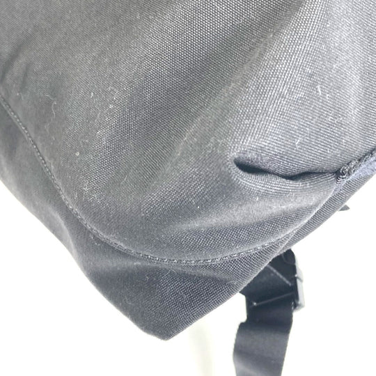 VALENTINO Backpack Nylon black Bag VLTN logo mens Used Authentic