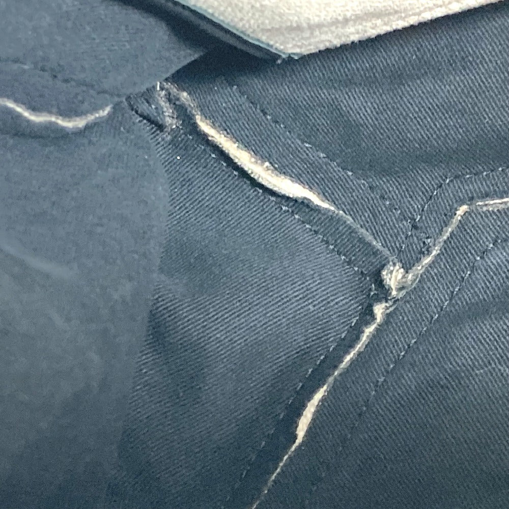 VALENTINO Tote Bag Canvas / leather white logo studs unisex(Unisex) Used Authentic