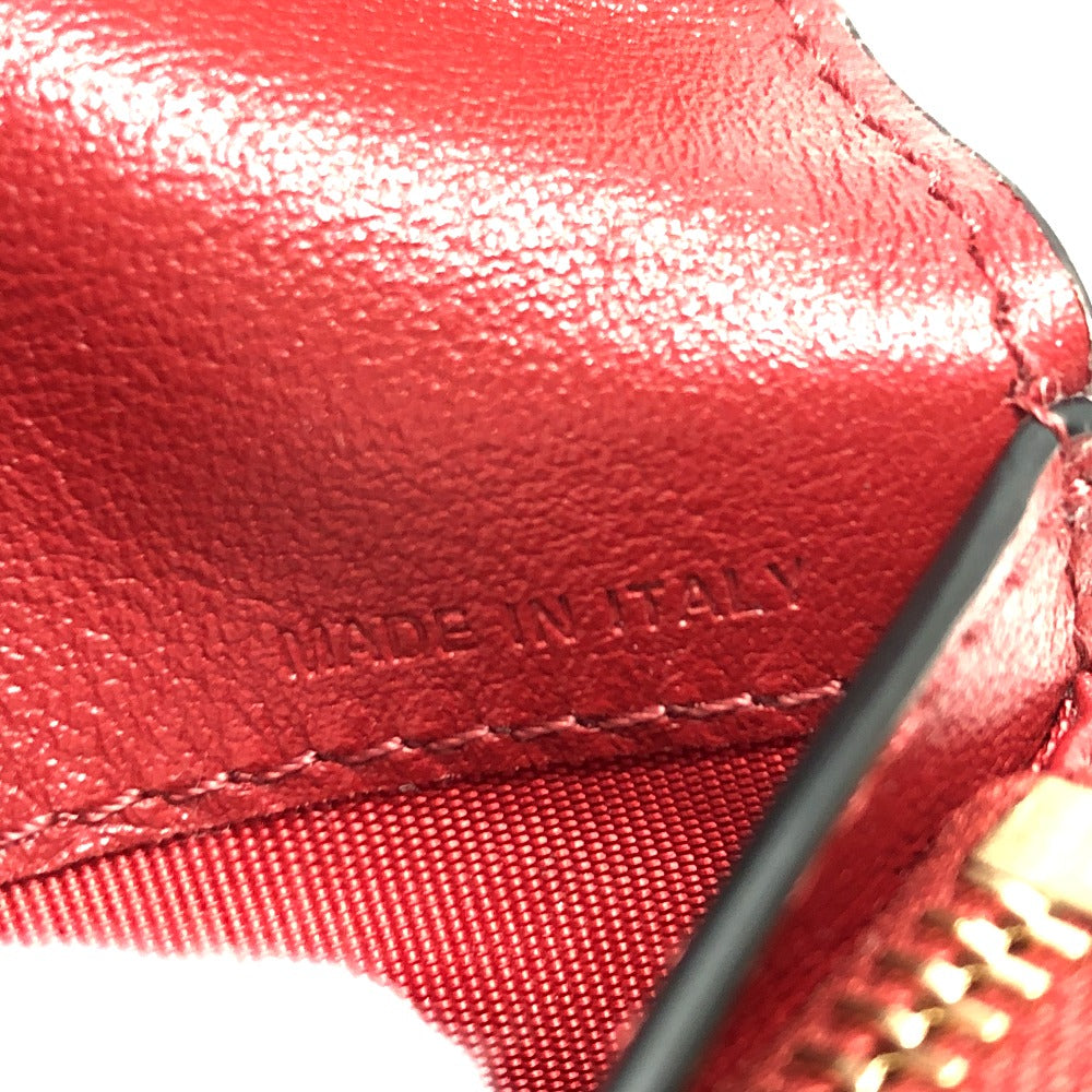 Valentino Folded wallet 5W2P0AE4VRF leather Red Rock studs