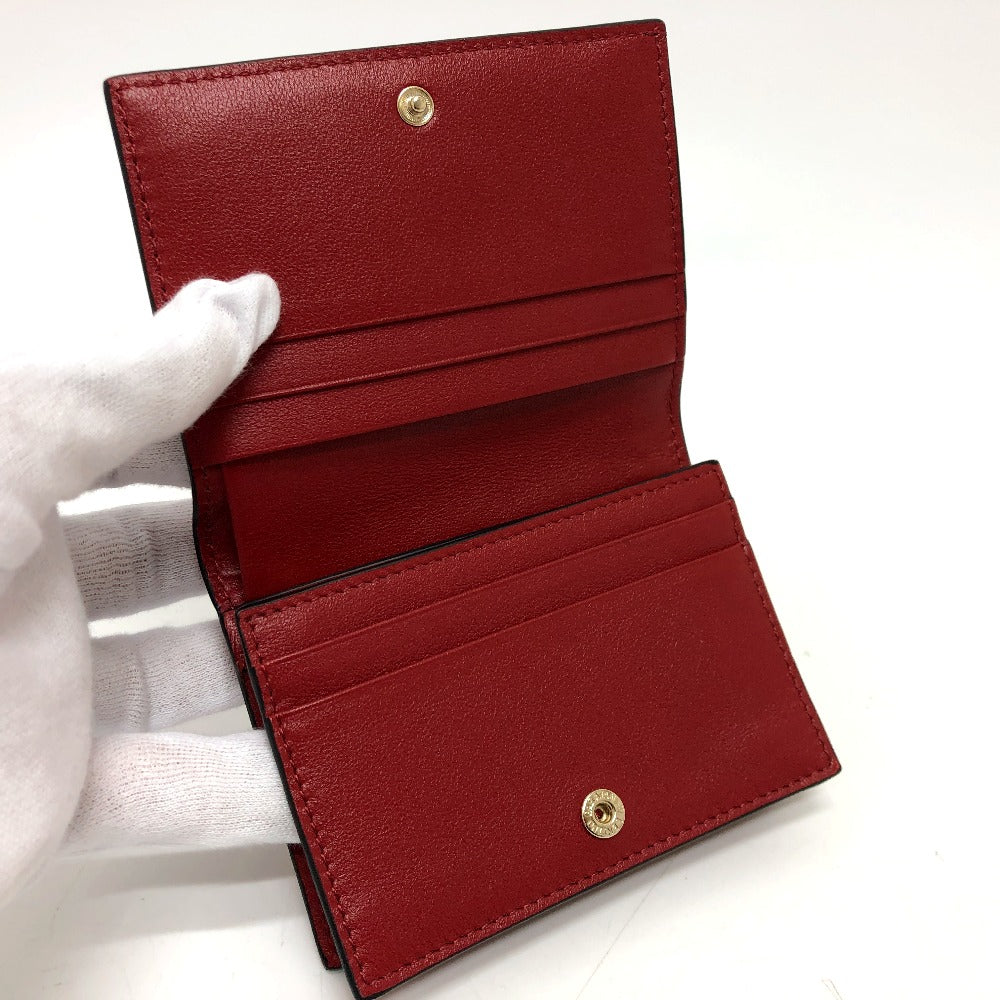 Valentino Folded wallet 5W2P0AE4VRF leather Red Rock studs