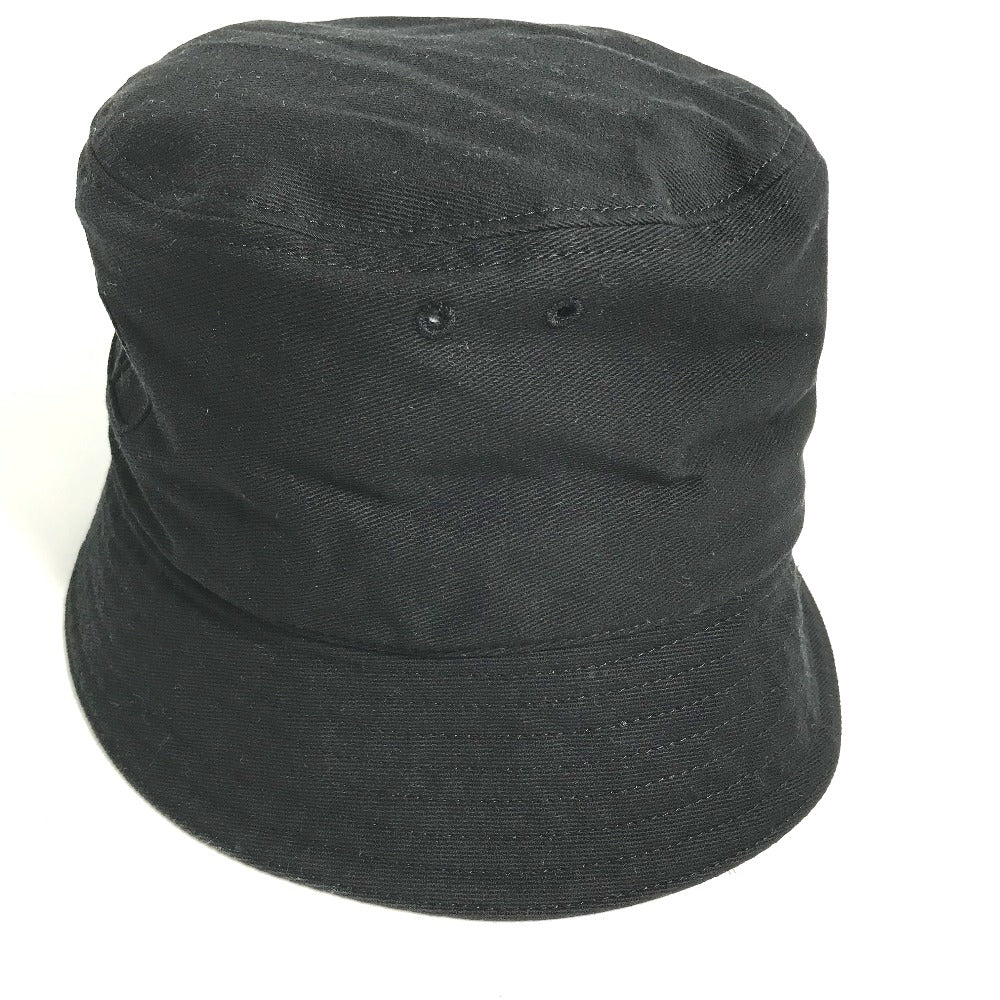 VALENTINO hat HGA11HCY cotton black V logo Women 58 Used Authentic