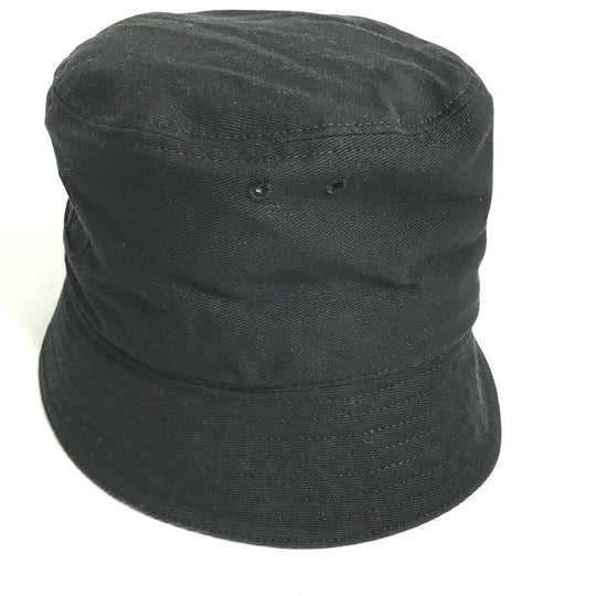 VALENTINO hat HGA11HCY cotton black V logo Women 58 Used Authentic
