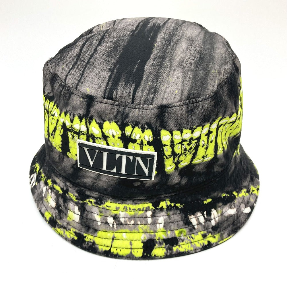 VALENTINO hat UY2HGA09YJF Nylon multicolor logo mens 59 Used Authentic