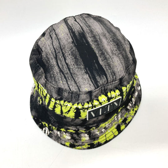 VALENTINO hat UY2HGA09YJF Nylon multicolor logo mens 59 Used Authentic