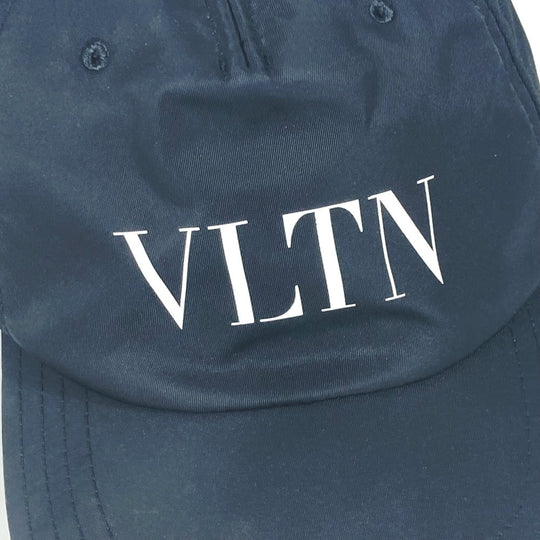 VALENTINO cap Nylon black By color logo VLTN mens 59 Used Authentic