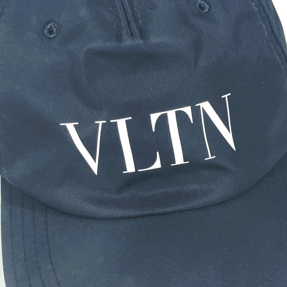 VALENTINO cap Nylon black By color logo VLTN mens 59 Used Authentic