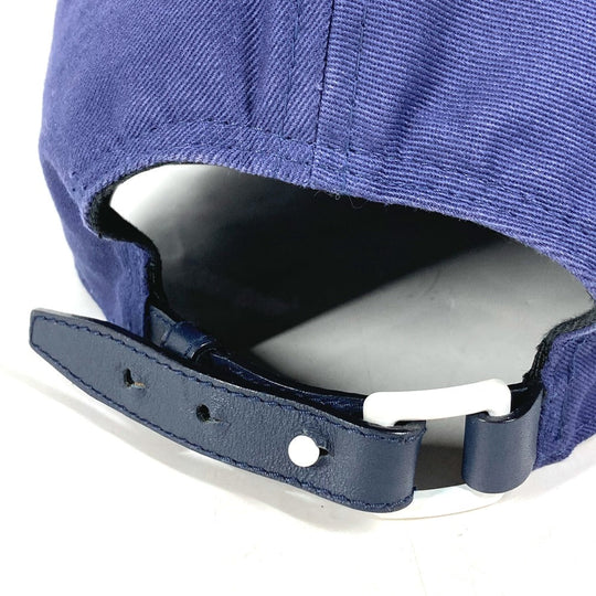 VALENTINO cap PY0H0A06KQY cotton blue logo mens 58 Used Authentic