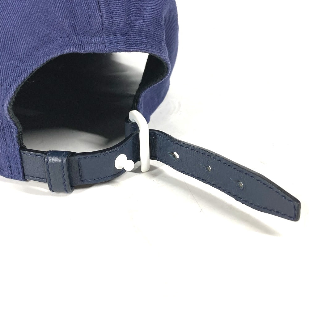 VALENTINO cap PY0H0A06KQY cotton blue logo mens 58 Used Authentic