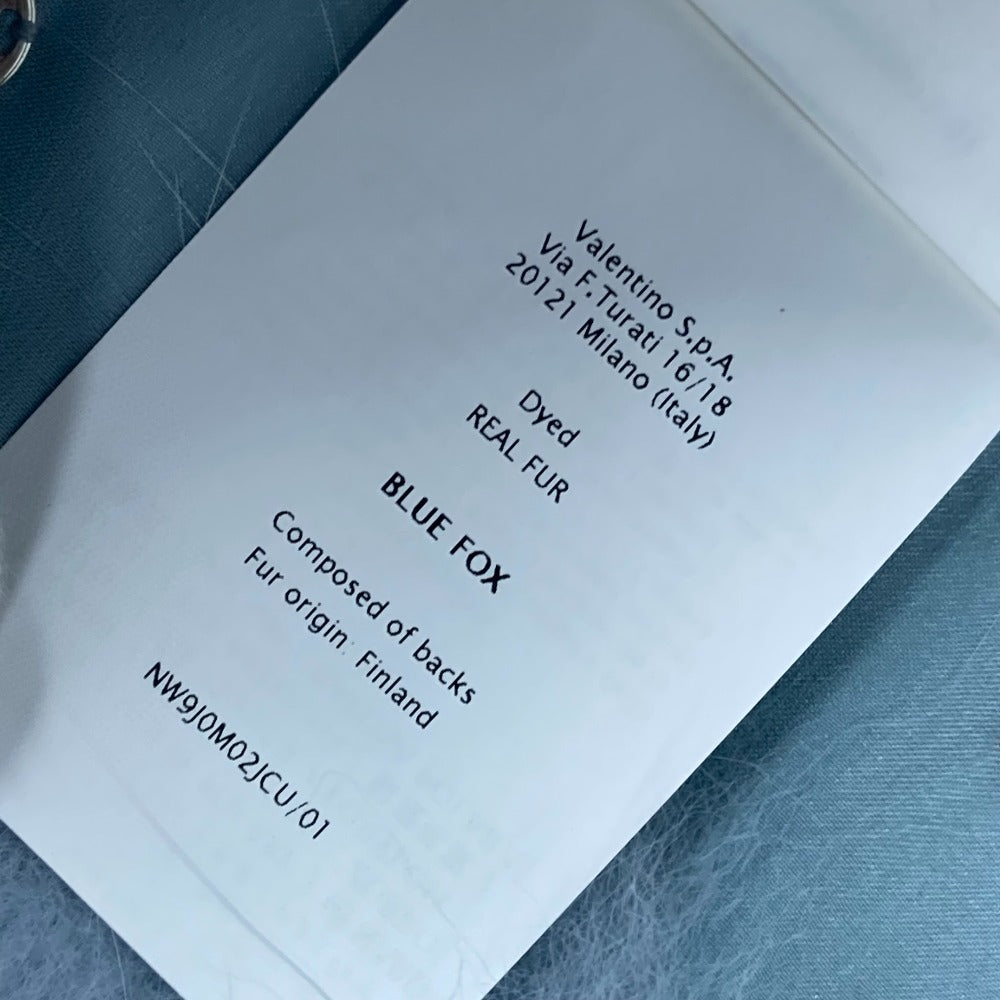 VALENTINO Other fashion goods Fox blue fur Hand warmer Women Used Authentic