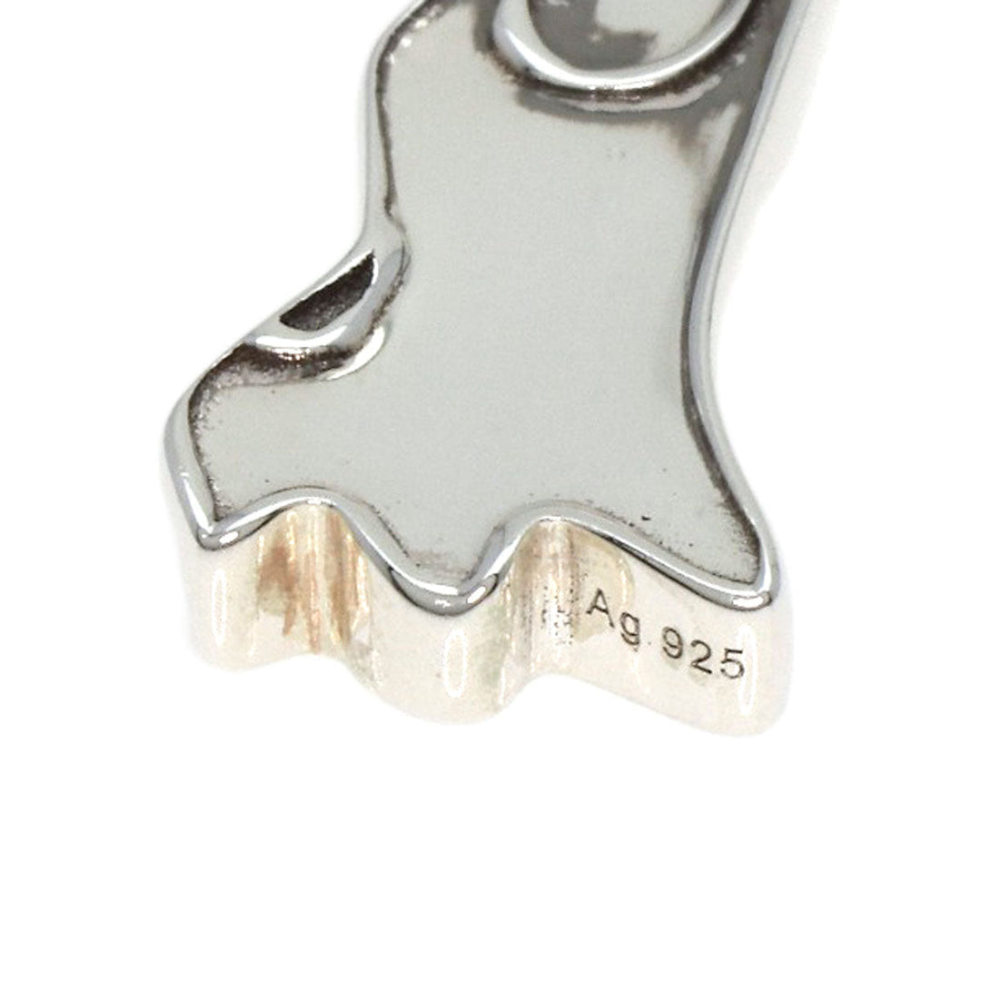 GUCCI Necklace SV Silver GG Ghost One side only