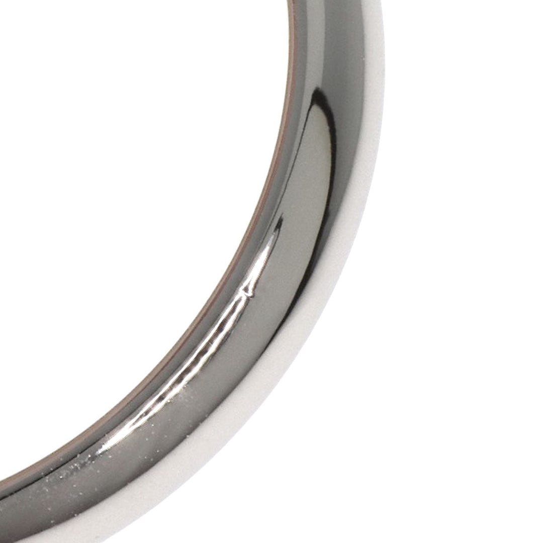 CARTIER Ring PT950 Silver Classic 3P Diamond #48