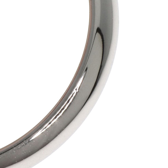 CARTIER Ring PT950 Silver Classic 3P Diamond #48