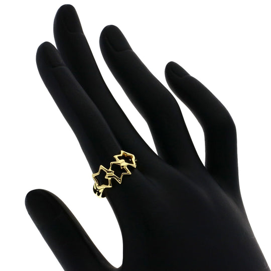 TIFFANY&Co. Ring 18K Yellow Gold gold Triple star