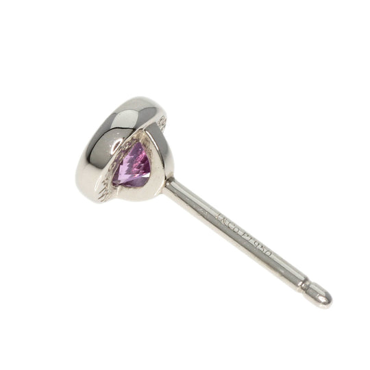 TIFFANY&Co. Pierce PT950 Silver ByTheYard Pink Sapphire
