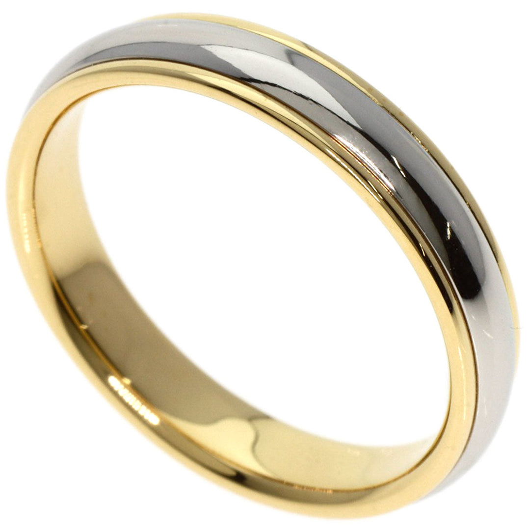TIFFANY&Co. Ring 18K Yellow Gold Silver Classic band
