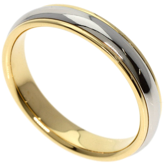 TIFFANY&Co. Ring 18K Yellow Gold Silver Classic band