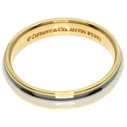 TIFFANY&Co. Ring 18K Yellow Gold Silver Classic band