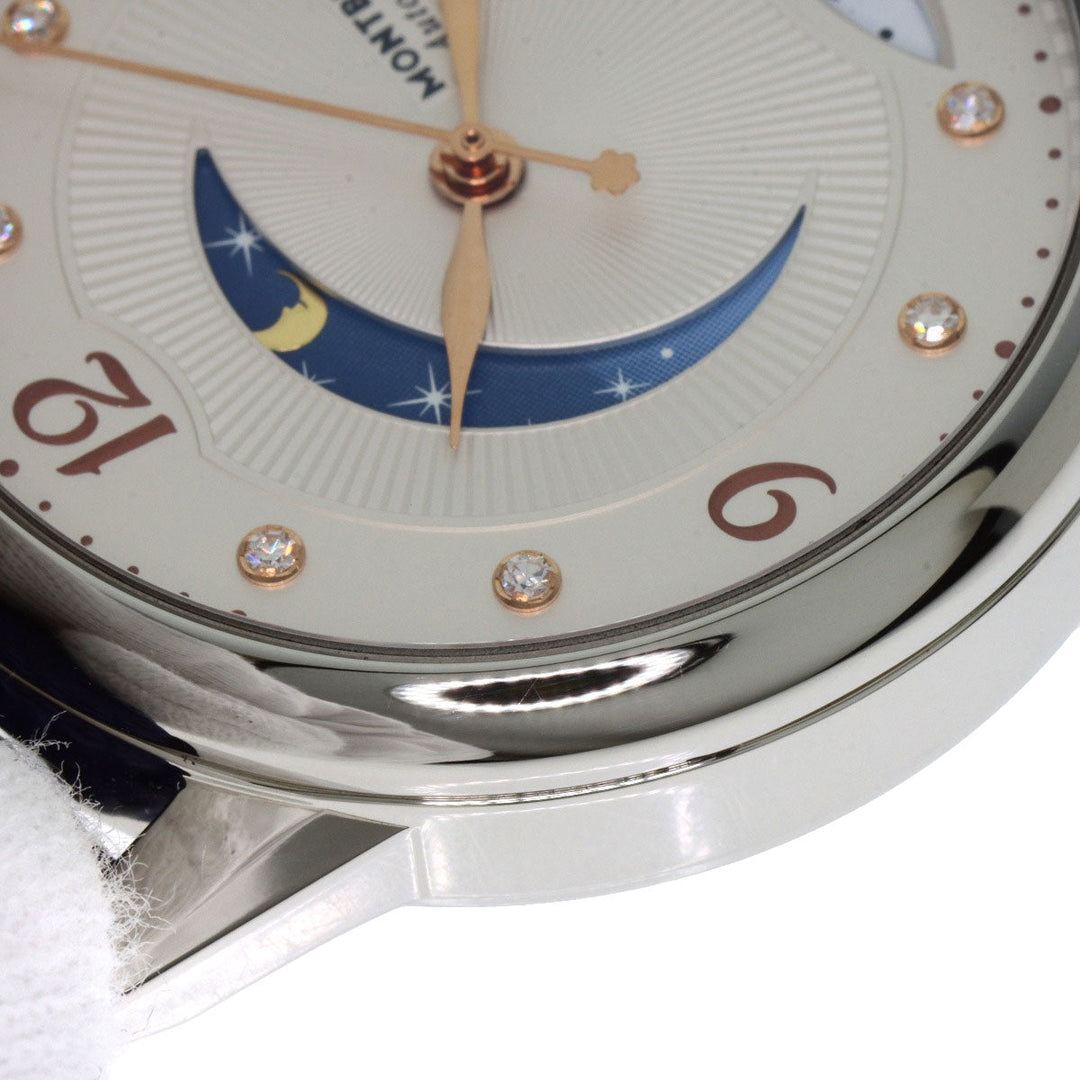MONTBLANC Watches Mechanical Automatic 119935 Stainless Steel Silver Boheme Day & Night 1.3" Silver dial