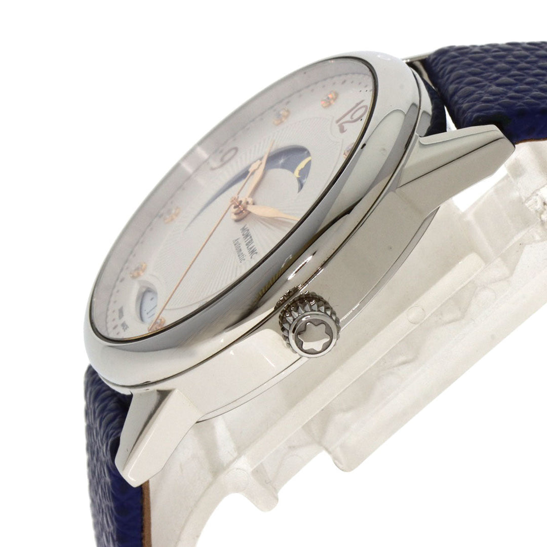 MONTBLANC Watches Mechanical Automatic 119935 Stainless Steel Silver Boheme Day & Night 1.3" Silver dial