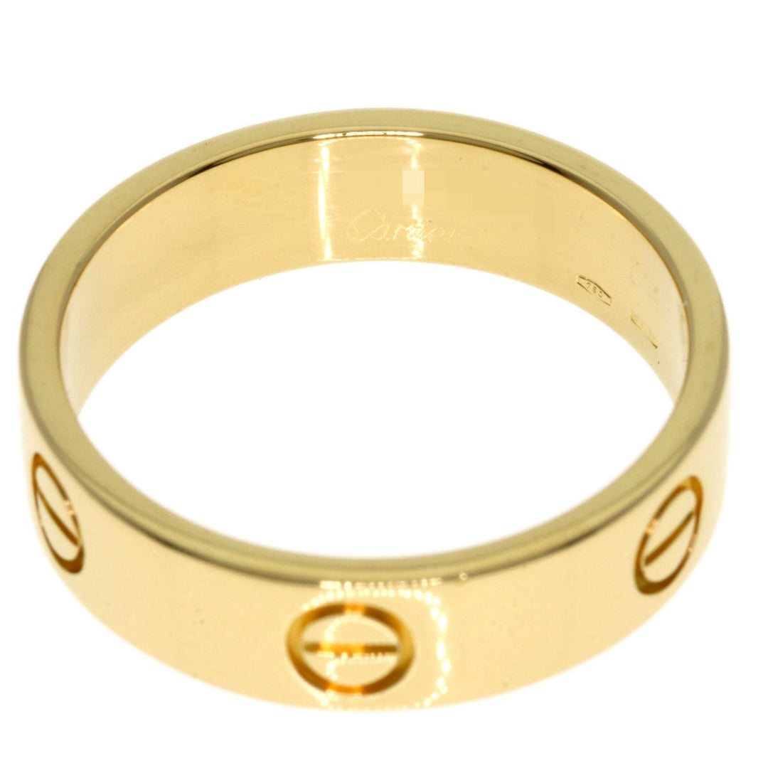 CARTIER Ring 18K Yellow Gold gold Love Ring #64 mens Used Authentic