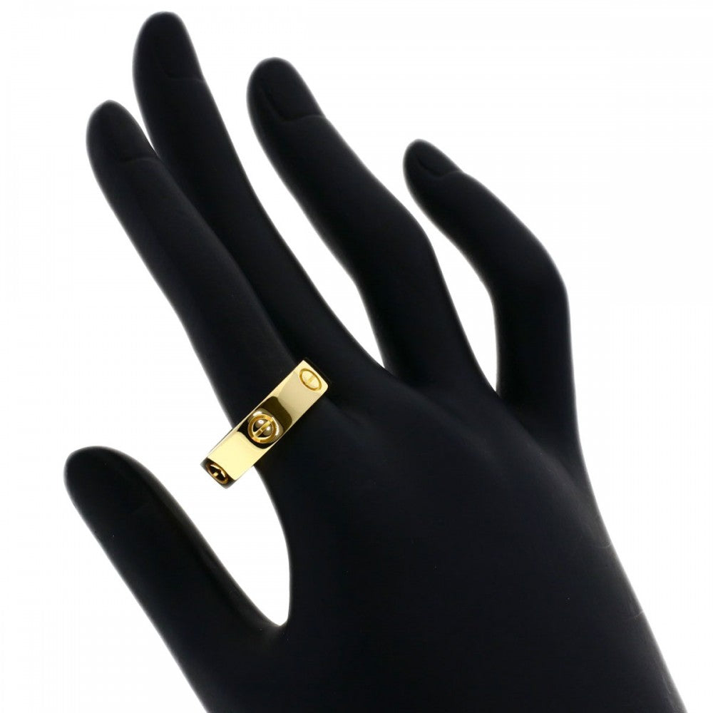 CARTIER Ring 18K Yellow Gold gold Love Ring #64 mens Used Authentic