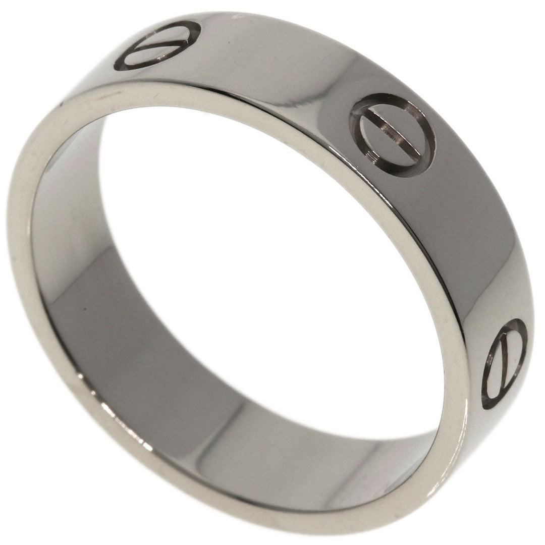 CARTIER Ring K18WG Silver Love Ring #65
