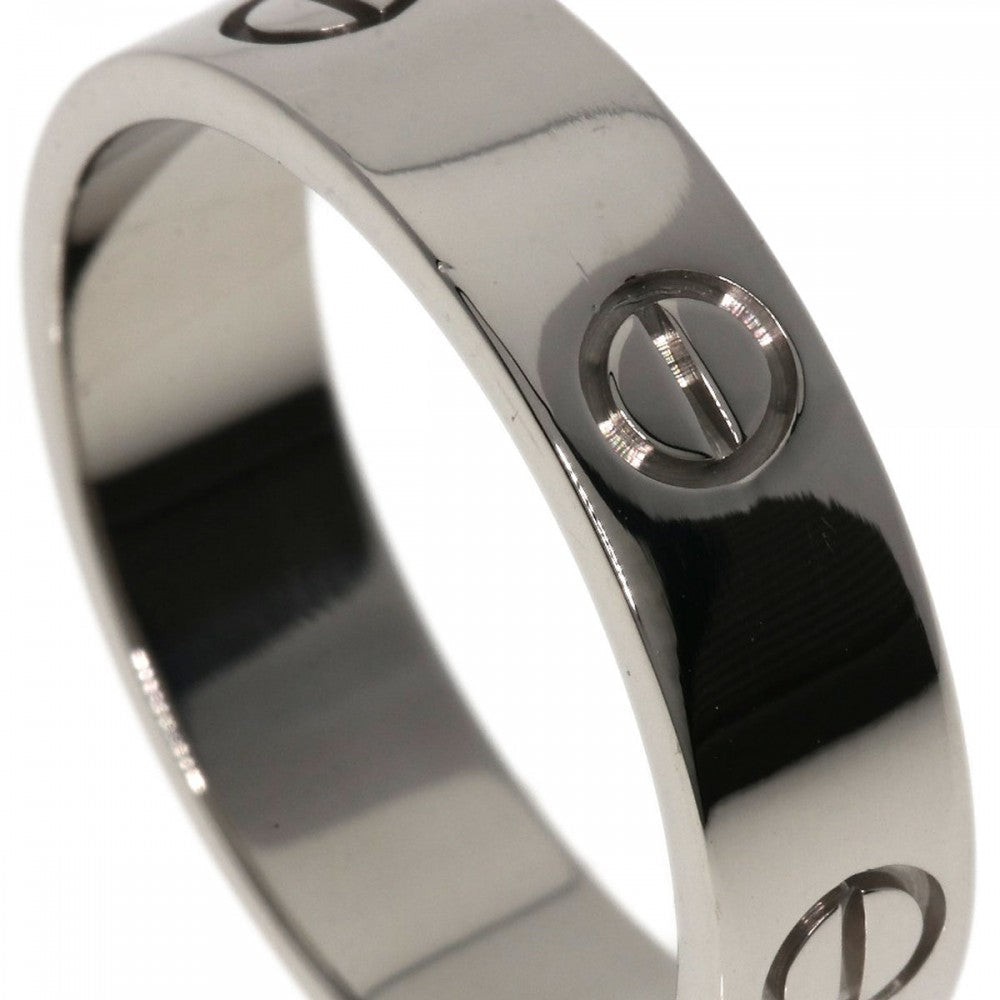 CARTIER Ring K18WG Silver Love Ring #65