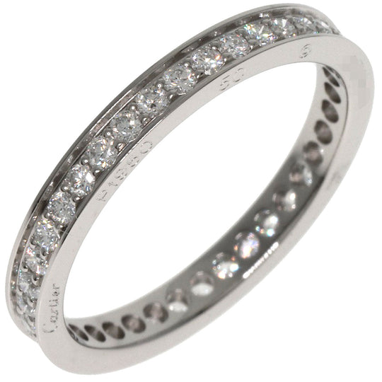 CARTIER Ring PT950 Silver Eternity Diamond #50