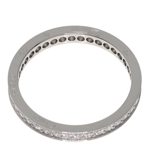 CARTIER Ring PT950 Silver Eternity Diamond #50