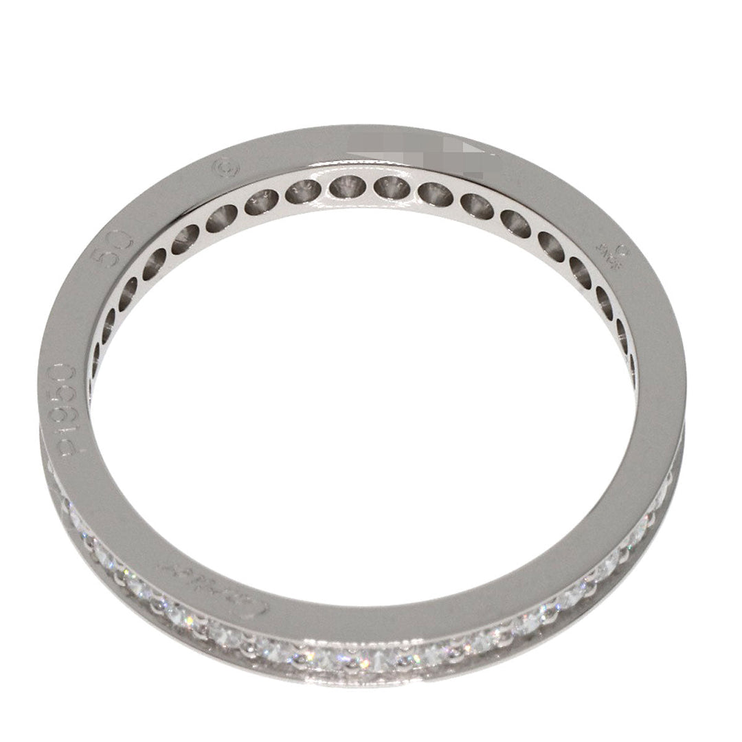 CARTIER Ring PT950 Silver Eternity Diamond #50